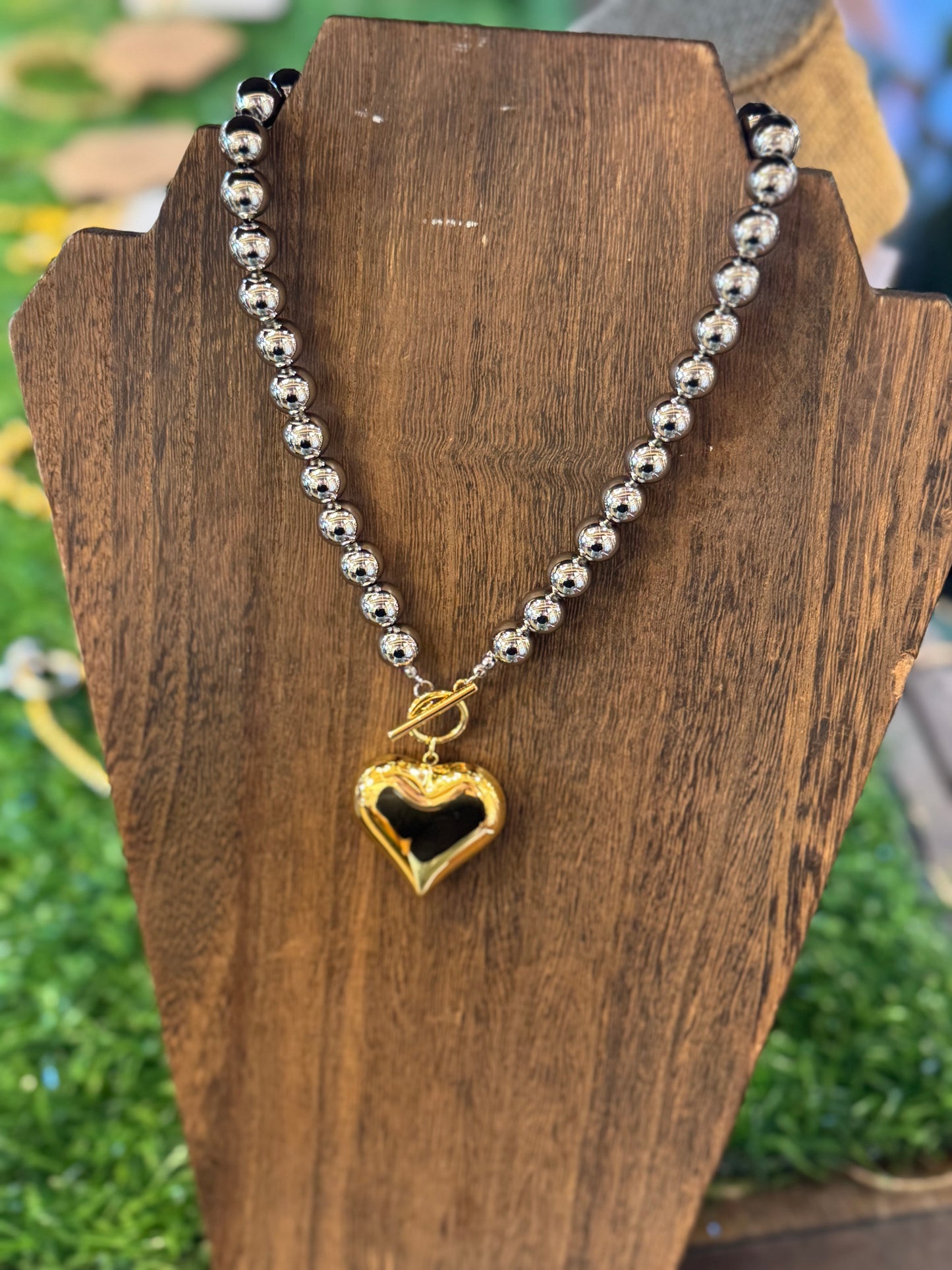 Bubble Heart Necklace