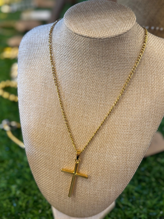 Gold Cross Necklace