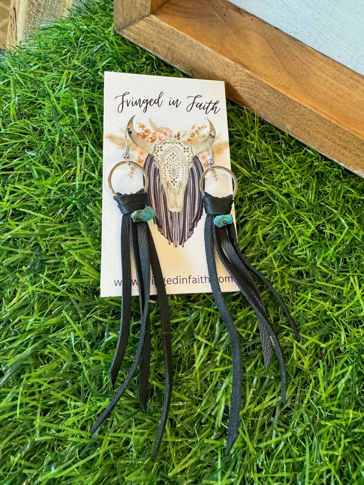 Fringed In Faith Earrings