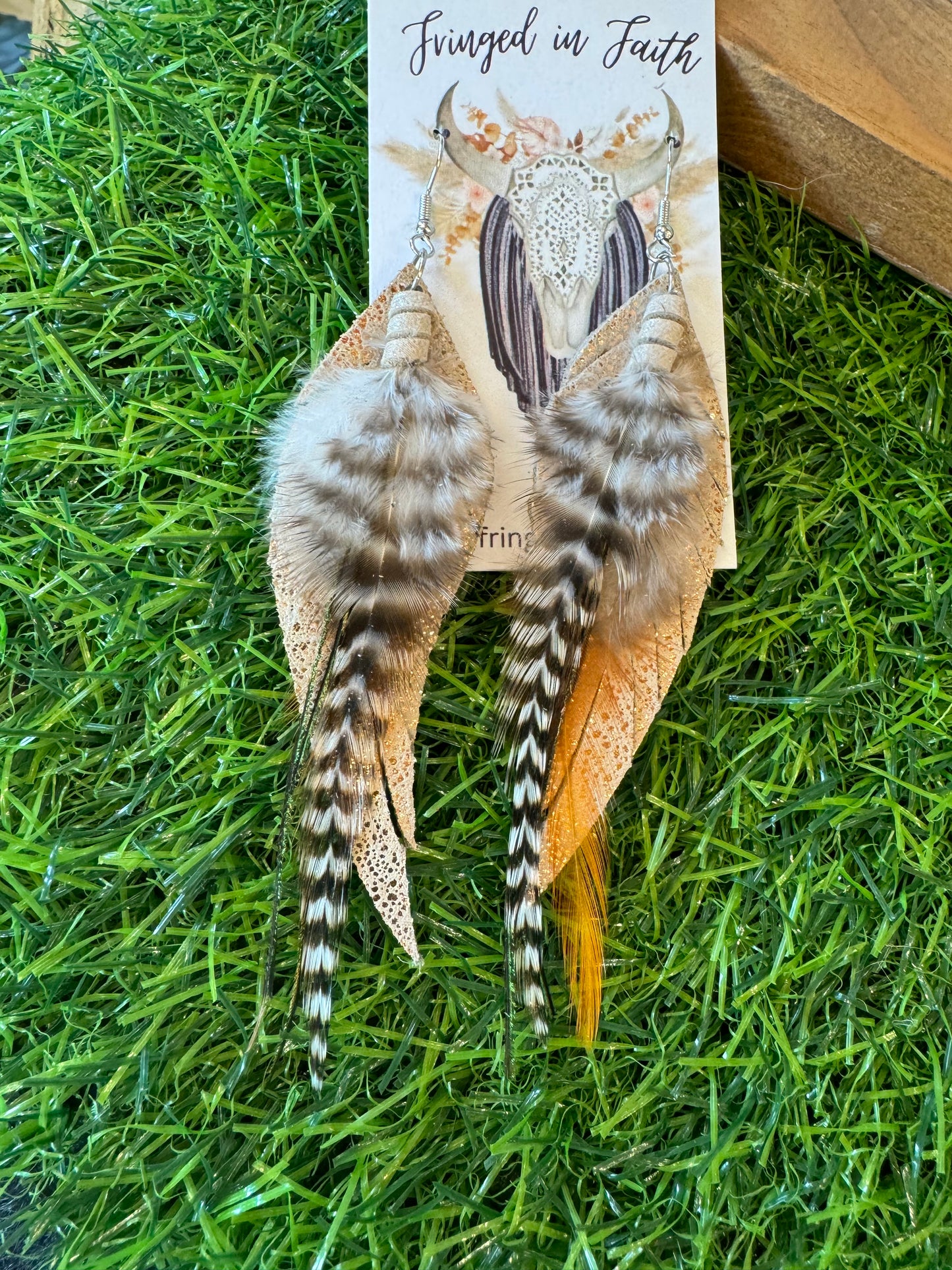 Fringed In Faith Earrings