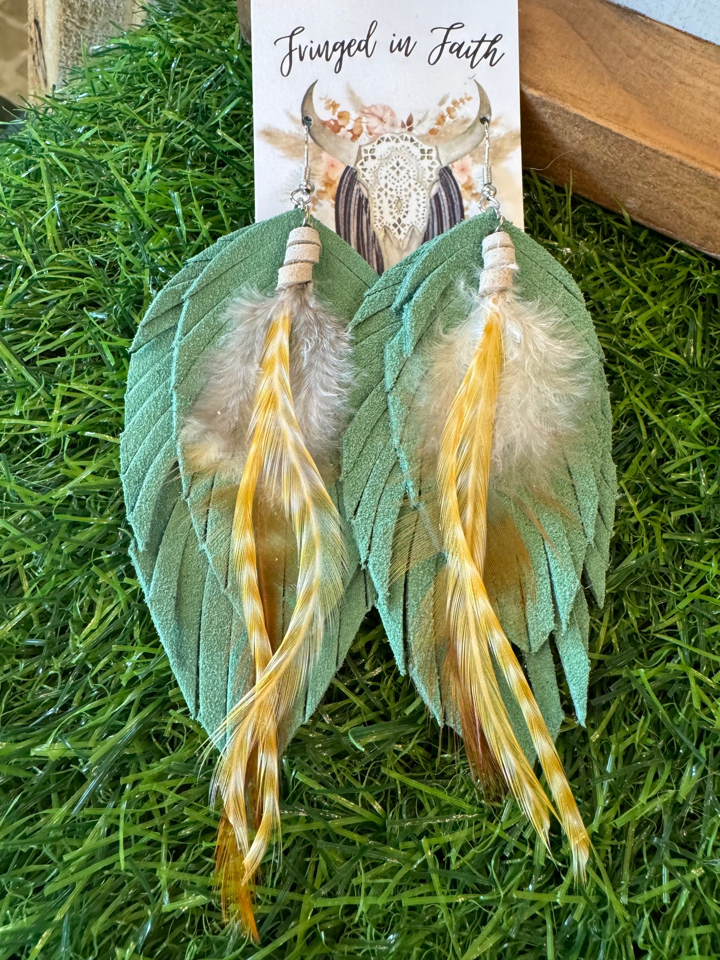 Fringed In Faith Earrings