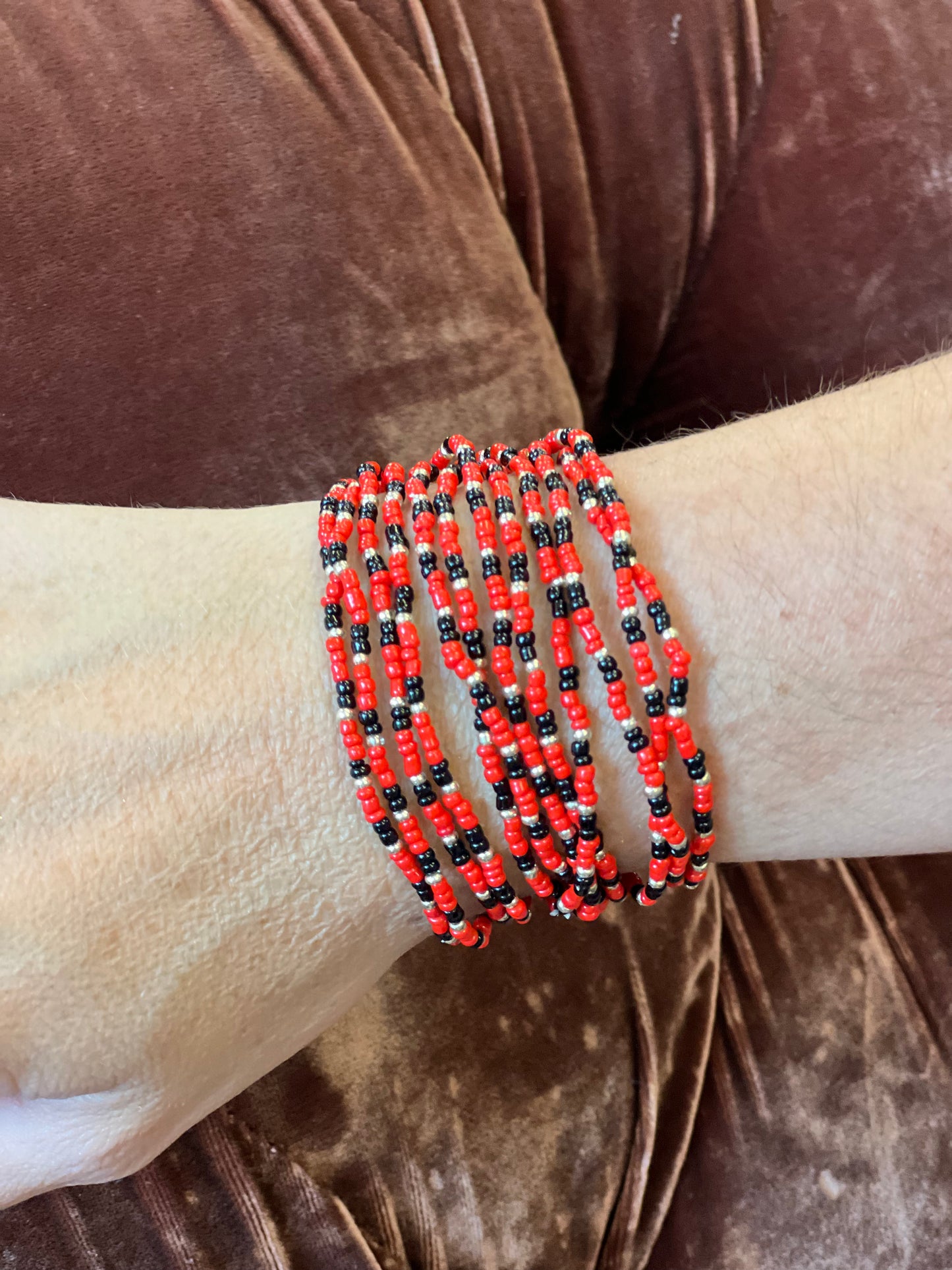 Beaded Gameday Bracelets