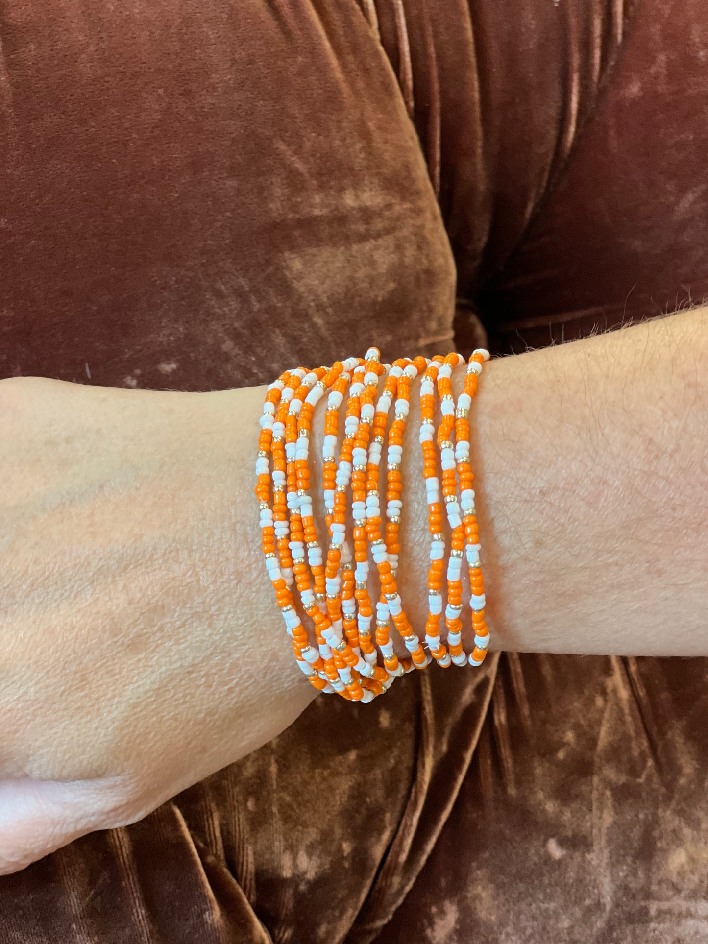 Beaded Gameday Bracelets