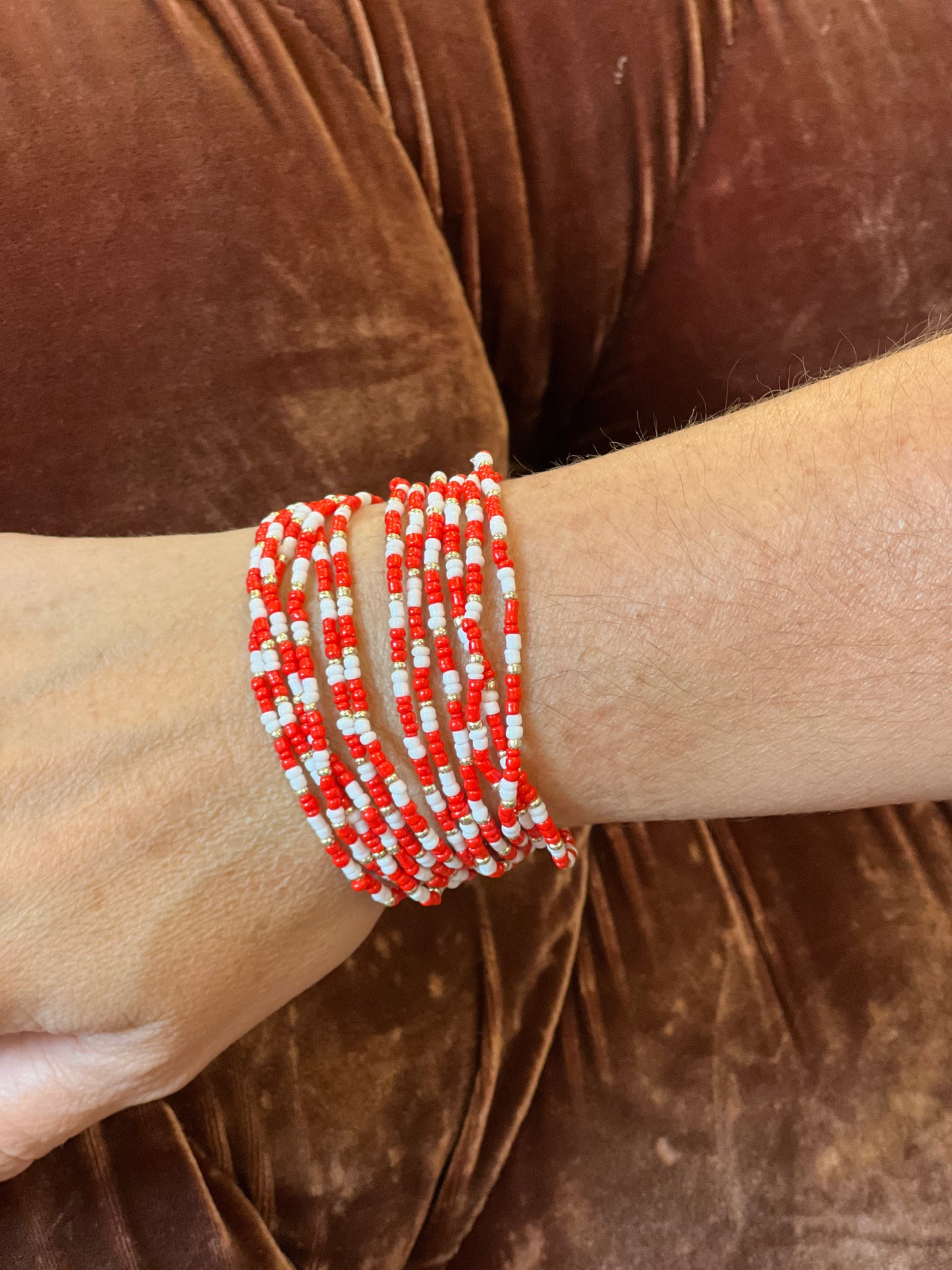 Beaded Gameday Bracelets