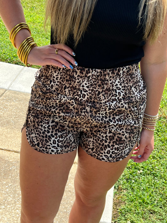 Leopard Day Shorts