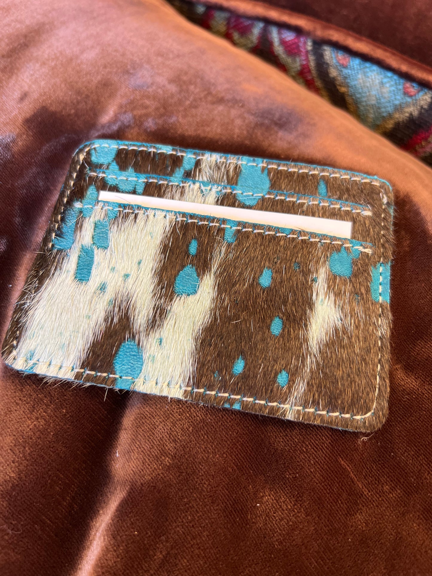 Cowhide Credit Card Holder