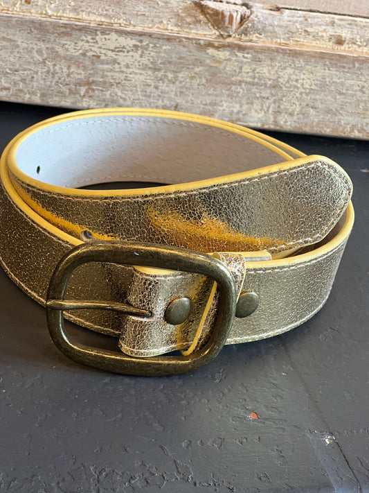 Gold Foil Belt