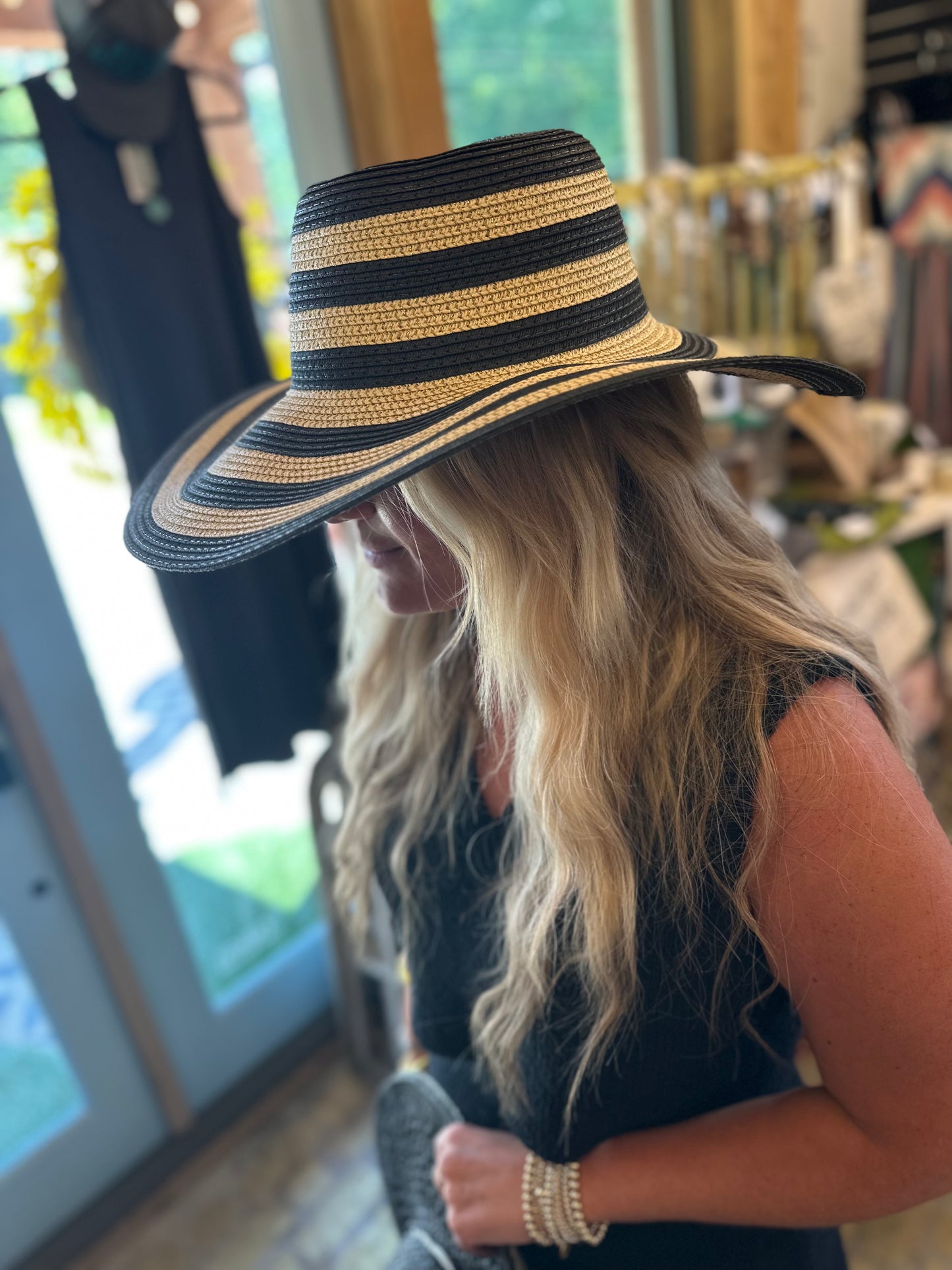 Striped Beach Hat